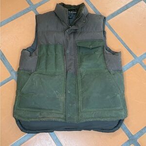 Filson Waxed Canvas Down Filled Cruiser Vest